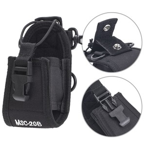 Étui en nylon MSC-20 A/B/C/D pour radio Baofeng Motorola, sacoche pour talkie-walkie avec cordon, vente en gros mixte - Product Image 3