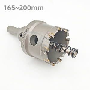 Tungsten Carbide Tooth Annular TCT Cutters 165mm to 200mm Core <strong>Drill</strong> <strong>Bits</strong> <strong>Stainless</strong> <strong>Steel</strong> Metal Hole Saw Milling Tools - Product Image 1