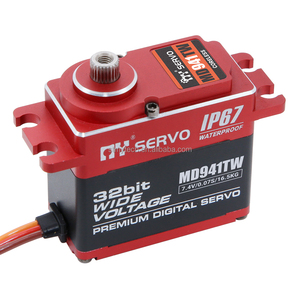 MD941TW 16,5Kg. <span class=keywords><strong>cm</strong></span> 0.07seg/60 ° Servo de engranaje de plástico/Metal sin núcleo estándar con conector JR265mm para piezas de aviones y barcos RC - Product Image 5
