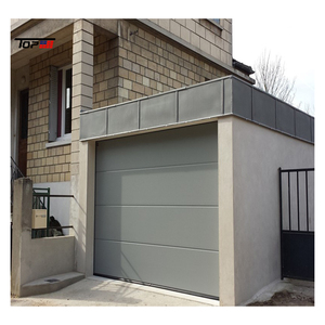 Portes <span class=keywords><strong>de</strong></span> <span class=keywords><strong>garage</strong></span> coulissantes automatiques en acier sectionnelles résidentielles isolées imperméables modernes finies pour villa - Product Image 2
