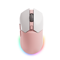 Ratón Óptico para Juegos RGB Personalizado, Ergonómico, Impermeable, Recargable, Inalámbrico, de Tres Modos, para Computadora Portátil