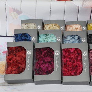 Ogni amore all'ingrosso foglia tenera conservato fiore secco grande ortensia rossa per la decorazione di nozze decorazioni per la casa - Product Image 1