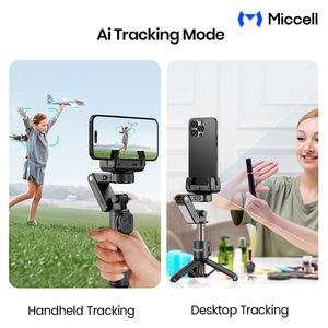 Stabilisateur de téléphone intelligent à suivi IA avec perche à selfie de 650 mm et lumière LED intégrée pour le streaming en direct, le vlogging et les créateurs de contenu - Product Image 6