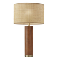 Hôtel moderne simple vent lampe de bureau beige abat-jour en lin