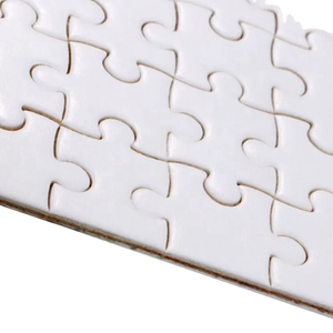 Casse-tête en papier personnalisables rectangulaires imprimables vierges par sublimation pour impression - Product Image 1