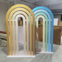 Toile de fond pour mariage Arc-en-ciel Décorations pour événements Mariage