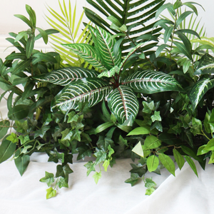 Panel de Hojas Artificiales para Pasillo, Decoración de Vegetación Tropical, Guía para Caminos, para Bodas, Navidad, Pascua, Temática de Jungla, Ecológico - Product Image 4