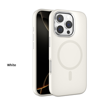 Accepter la coque de téléphone personnalisée de haute qualité, légère, en silicone liquide, coque de téléphone rigide magnétique à couverture complète iPhone16 pro max