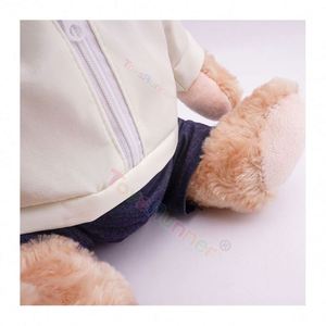 Oso de Peluche Locomotora Divertido de Alta Calidad de 30cm con Casco y Ropa, Almohada Suave para Niños y Regalo para Niños - Product Image 4
