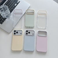Coque de téléphone en TPU souple antichoc transparente couleur unie pour iPhone 18 17 16 15 14 13 12 11 Pro Max