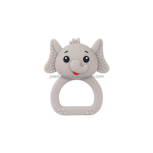 Jouets de dentition en <span class=keywords><strong>silicone</strong></span> souple OEM et ODM pour bébés Jouet de dentition et à mâcher <span class=keywords><strong>Hochet</strong></span> de dentition <span class=keywords><strong>personnalisable</strong></span> pour nourrissons - Product Image 3