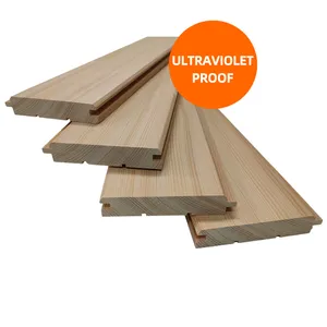 100% eco-friendly 1X6 Pollici Tronchi di Raccordo Shiplap Maschio E Femmina Rivestimenti Esterni