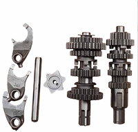 Ensemble d'engrenages d'arbre principal et d'arbre intermédiaire de transmission pour moteur de moto CG250 250cc, pièce de rechange