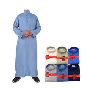 CCY musulmán Dubai hombres CCY gran oferta lujo Color Uae Arabia <span class=keywords><strong>Saudita</strong></span> Thobe Jubba hombres Ramadán Eid Umrah Hajj regalo Islámico - Product Image 1