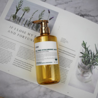 Usine de luxe Lotion de lavage du corps huile pour les cheveux Gel douche shampooing masque facial bouteille 500ml 800ml emballage pour animaux de compagnie pompe cylindre sérigraphie