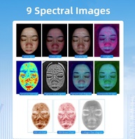 Facial Diagnostic Instrument Skin Problem Detection Handhold Scalp Tool Full Face Scanner Testing Skin Analysis Machine