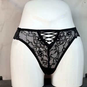 Vente en gros fabricant, Commerce extérieur : Nouvelle lingerie sexy pour femme, string à taille basse en dentelle brodée ajourée - Product Image 4