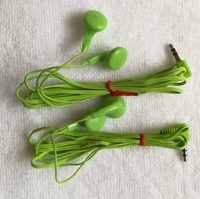 Earphone murah sekali pakai untuk bus penumpang desain baru earphone sekali pakai dengan kabel gratis ongkos kirim