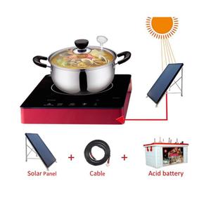 Cuisinière à induction <span class=keywords><strong>solaire</strong></span> à boutons tactiles, vente chaude, 24 volts, avec batterie, cuisinière <span class=keywords><strong>solaire</strong></span> avec ensembles complets - Product Image 1