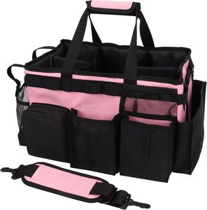 Échantillon gratuit de fournitures pour nettoyer le lavage de voiture et l'entretien ménager Produit de nettoyage Sac organisateur roulant avec poignées - Product Image 1