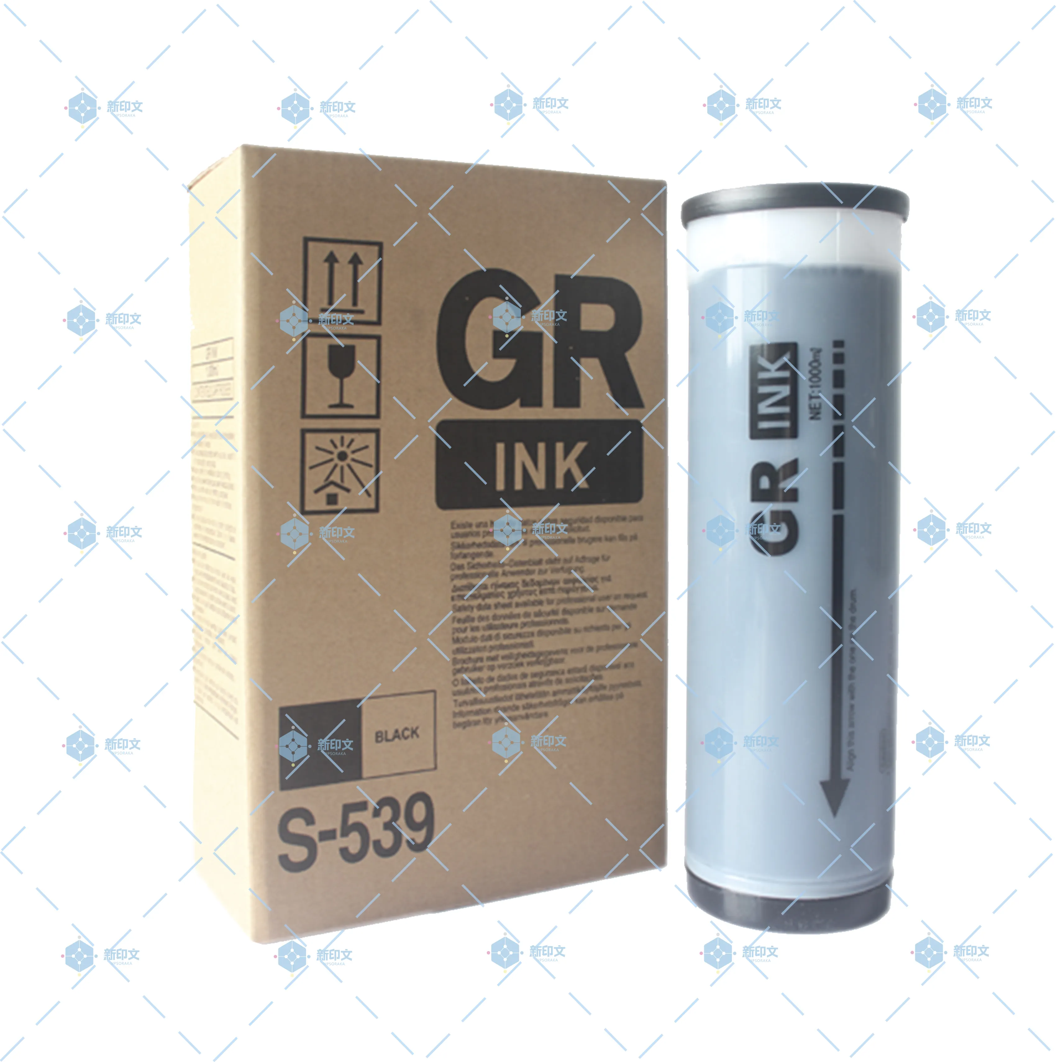 Kompatible GR RP RN Duplikator-Tinte und Master-Papier für S-4208 RN-2070 2080 2088 2099 2180 2190 1000ML