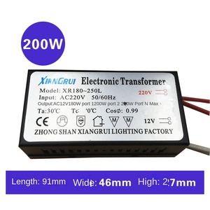 ตัวแปลงสัญญาณอิเล็กทรอนิกส์105W AC110V ถึง12V สำหรับหลอดไฟ LED - Product Image 4