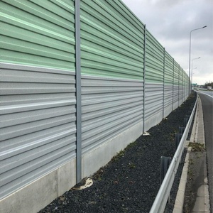 Panneaux d'isolation acoustique en acrylique et <span class=keywords><strong>PVC</strong></span> à cambrure supérieure Clôture de réduction du bruit de construction en forme d'arc pour stations de pompage - Product Image 3