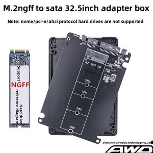 Harici M.2 NGFF - SATA3 Adaptör Kartı Alüminyum Alaşımlı SSD Katı Hal Sürücüsü Adaptörü Masaüstü USB Sabit Disk Kutusu Aksesuarları - Product Image 3