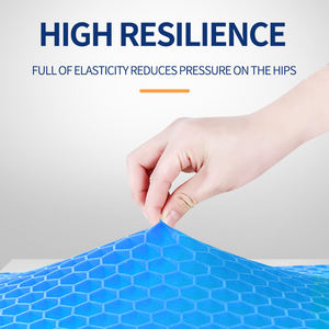 कार्यालय की कुर्सी कार सीट के लिए नई डिजाइन आराम नरम वर्ग मधुकंघी अंडे जेल सीट कुशन जेल सिटर - Product Image 6