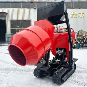 Tout Nouveau Petit Mini Malaxeur à Béton Autochargeur, Mini Dumper sur Chenilles, Malaxeur à Ciment Mobile - Product Image 2