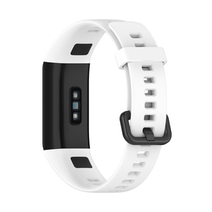 Bracelet en silicone pour <span class=keywords><strong>Huawei</strong></span> <span class=keywords><strong>Band</strong></span> <span class=keywords><strong>4</strong></span> Bracelet intelligent Bracelet de remplacement pour Honor <span class=keywords><strong>Band</strong></span> 5i Bracelet - Product Image 3