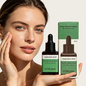 Sérum Apaisant à l'Arbre à Thé Style Coréen, Essence Anti-Rougeurs Rapide, Acide Hyaluronique <span class=keywords><strong>pour</strong></span> le Soin du Sébum, Essence Apaisante <span class=keywords><strong>pour</strong></span> la Peau - Product Image 3