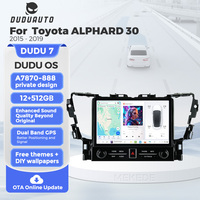 DUDU7 UIS7870 TDA7808 Autoradio multimédia 11,5 pouces avec GPS et DSP pour Toyota Alphard série 30/Vellfire A30 (2015-2019)