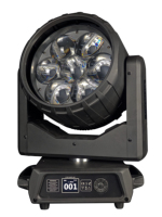 AURA XIP Bee Eye 7x60W IP33 Éclairage Wash Zoom avec contrôle DMX512 RGBW en alliage d'aluminium pour concerts, fêtes et événements