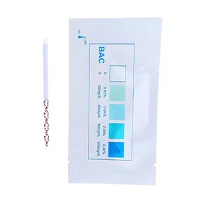Alkoholer kennung Schnelltest Reagenz <span class=keywords><strong>Kit</strong></span> Quadratischer Plastikpapier-Speichel <span class=keywords><strong>test</strong></span> für Alkohol Einfach zu verwenden - Product Image 3