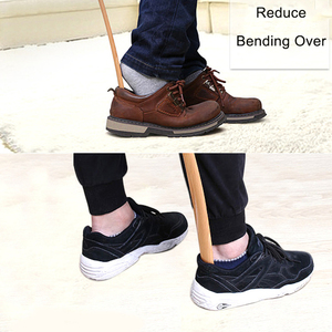 Petit et long manche lisse chaussure cuillère chausse-pied bambou manche en bois chausse-pied pour hommes et femmes - Product Image 3