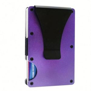 Men's <b>Wallet</b>-Reinvented Design Slim Minimalistic & Seamless <b>RFID</b> <b>Blocking</b> Passport Holder with Money Clip (PU Material) - Product Image 4