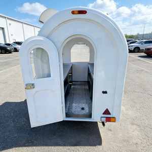 Camion de restauration et remorque multifonctionnels en acier inoxydable, résistants à la rouille, prêts pour la vente de crêpes, gaufres, pizzas, hot-dogs et café glacé - Product Image 4
