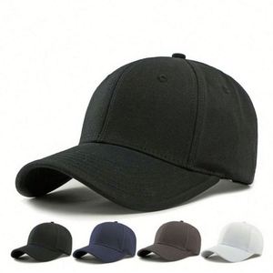 High Quality 60cm 65cm Large <b>Head</b> Rubber Eco-Friendly Silk Screen Printed Baseball Cap Simple Casual Solid Color Women Men - Product Image 1