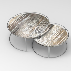 Table basse de salon moderne 2021, style nordique, en bois, nouveau design, en vente - Product Image 1