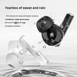 Nouveau casque sans fil intra-auriculaire <span class=keywords><strong>T90</strong></span> PC+ABS 2025 avec suppression du bruit ENC et commande vocale, idéal pour la course à pied - Product Image 5