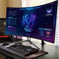 Ordinateur de bureau personnalisé, écran incurvé OLED pour joueurs de 24, 27, 32, 34 pouces, 2K, 4K, 165 Hz, 240 Hz, écran LCD pour joueurs