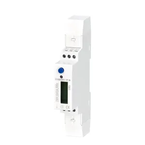 Single phase smart electric one module meter with RS484