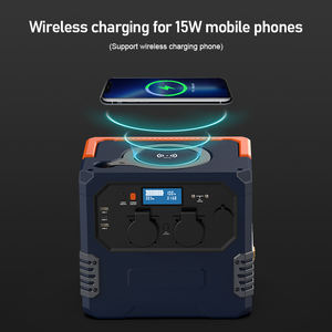 純粋正弦波 <span class=keywords><strong>12V</strong></span> 24V 出力 500ワット 500w ACアダプター ソーラー充電 バッテリー電源 キャンプ用 - Product Image 2