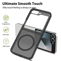 Antichoc avec étui de téléphone portable pliant dur mat magnétique pour Samsung Galaxy Z Flip 6 Z Fold 6 Razr 50 Ultra Razr Plus