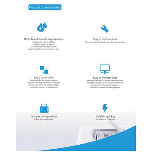 Analyseur automatique de chimie sèche Biochimie sèche, Analyseur biochimique automatique, Analyseur d'hématologie clinique Machine d'hématologie animale - Product Image 4