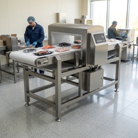 Détecteur de métaux alimentaire industriel personnalisable, système de détection de métaux étanche IP66 pour la transformation de la viande et de la volaille