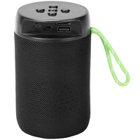 Enceinte Portable Sans Fil - Bluetooth 5.3 Étanche IPX7 5W Basses Puissantes TF/USB AUX LED RGB Batterie 18650 Commande Vocale Extérieur Téléphone