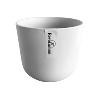 Pots de fleurs avec trou de drainage, légers, minimalistes, en plastique, pots modernes pour plantes, pots de jardin en gros