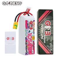 Batterie LiPo GNB GAONENG 6S 10500mAh 22.8V 80C XT90S RC HV LiHV Haute Tension pour Drones FPV Grande Échelle, Hélicoptères, Voitures et Bateaux RC